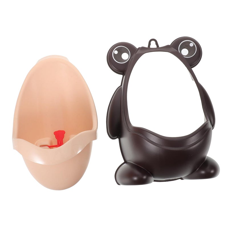 Wall Mounted Frog Potty Training Urinal For Boys Portable Toddler Toilet With Aiming Target - Image 2