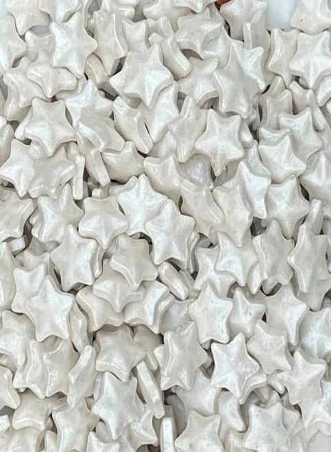 RED CLIFF Edible Multicolour Heart+White Star Shape Sprinkles | Metallic Dessert Toppings for Cakes, Cupcakes, Ice Cream & Sweets | Edible Decorative Sugar Sprinkles | Ideal for Baking & Festive Garnishing | 100gx2 | Pack of 2 - Image 5