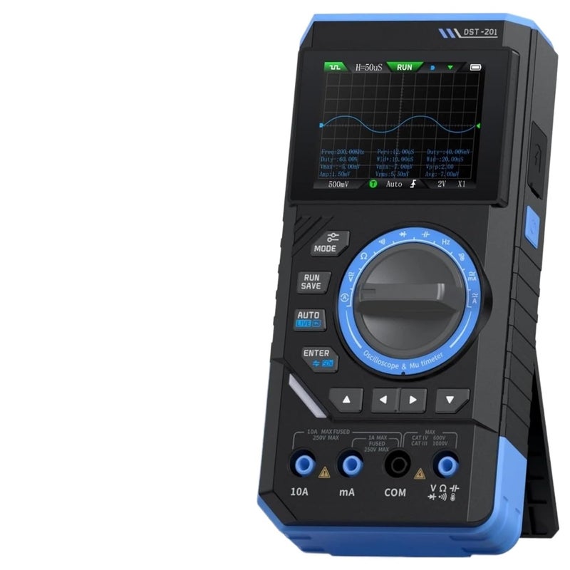 Digital Multimeter, DST-210 and 3IN1 Digital Multimeter Oscilloscope Signal Source 19999 Counts 10MHz/1MHz Portable Electrician Tools,for Home and Industrial Electrical Issues(DST-201) - Image 1