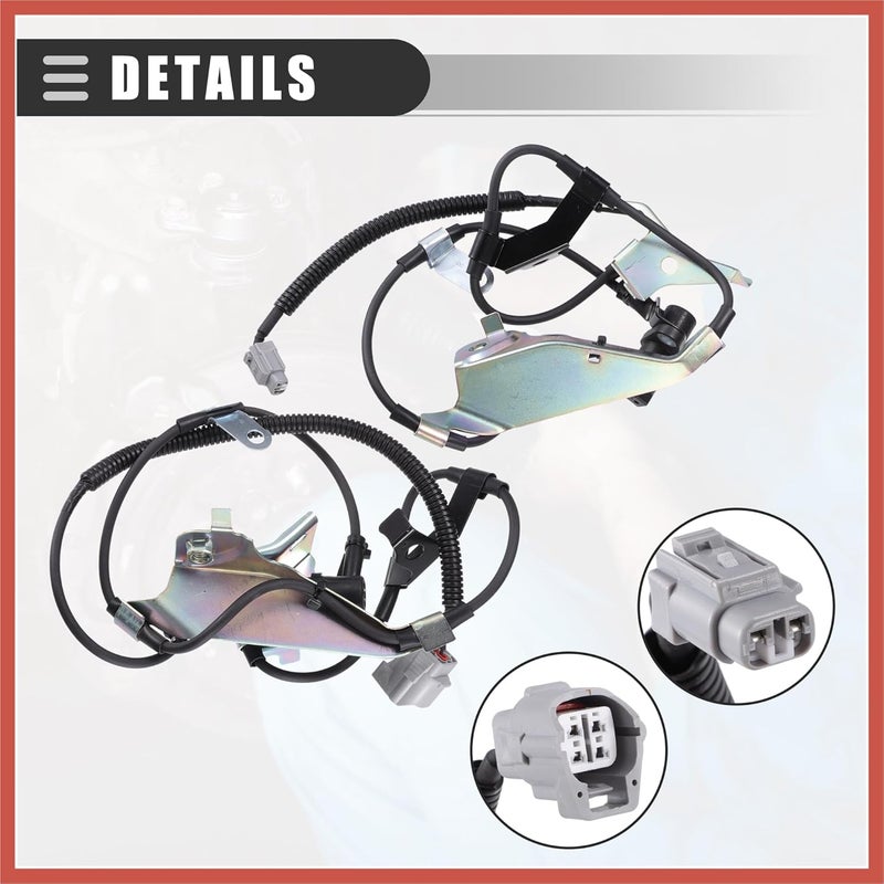 ACROPIX Front Left Right ABS Wheel Speed Sensor for Lexus LX470 1998-2007 - Image 4