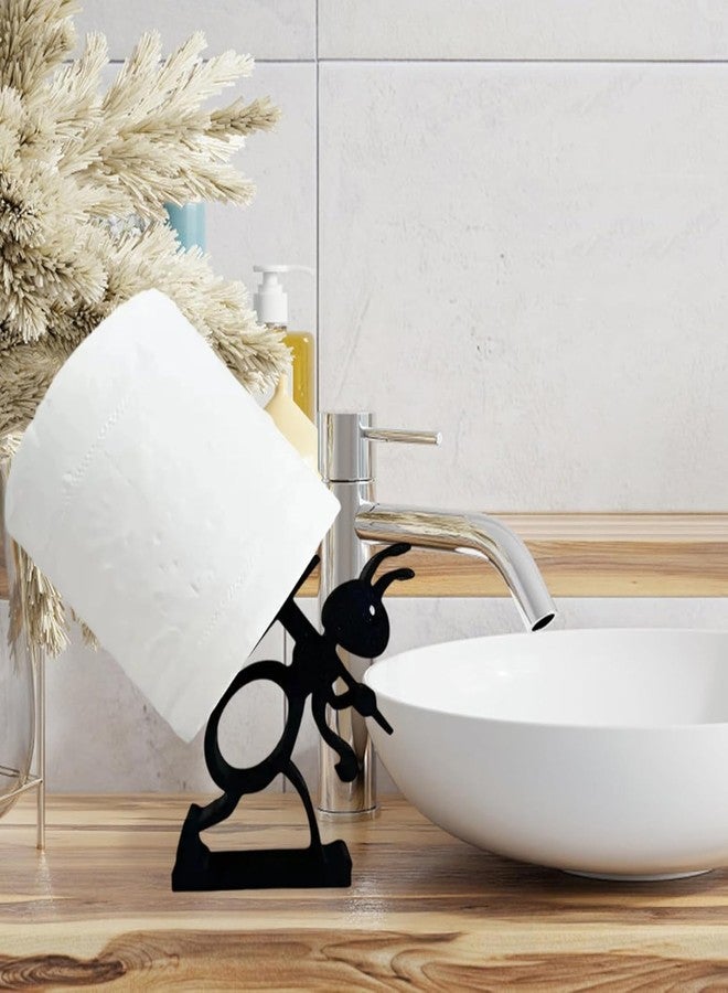 RupeeRise 2 Pcs Ant Tissue Paper Holder, Toilet Paper Roll Holder for Bathroom, Modern Bathroom Accessories, Humorous Home Decor, Easy Installation Toilet Tissue Rolls Holder - Image 4