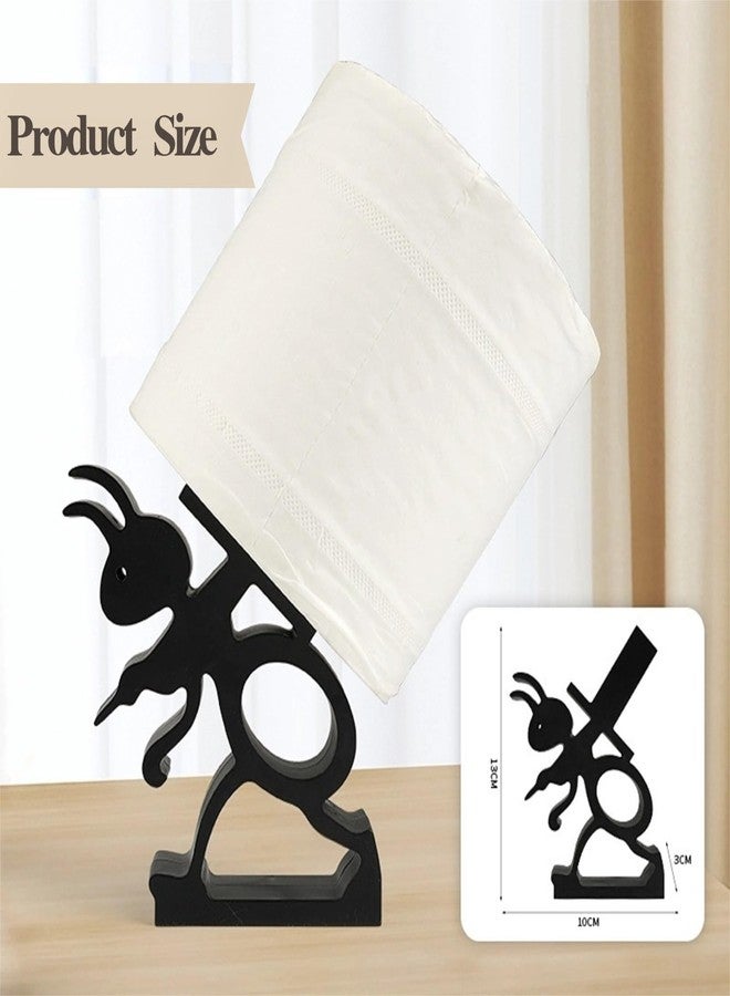 RupeeRise 2 Pcs Ant Tissue Paper Holder, Toilet Paper Roll Holder for Bathroom, Modern Bathroom Accessories, Humorous Home Decor, Easy Installation Toilet Tissue Rolls Holder - Image 5