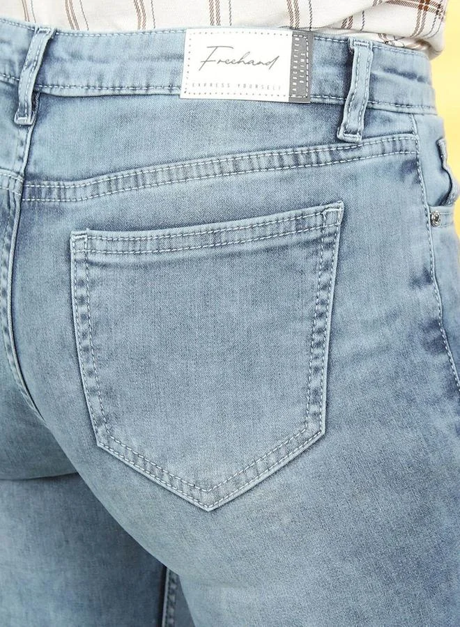 Freehand  Women Blue Skinny Fit Solid Jeans for Women | Best Price UAE