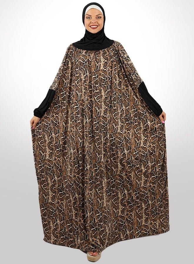 زمرد ثوب صلاة چيرسيه كويتي- عملي مع غطاء الرأس  - Image 1