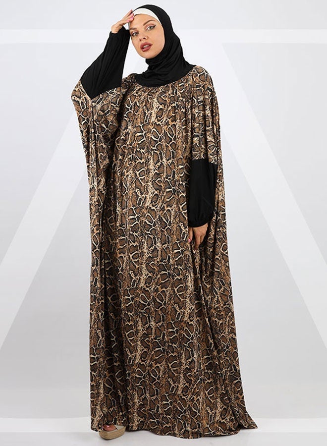 زمرد ثوب صلاة چيرسيه كويتي- عملي مع غطاء الرأس  - Image 3