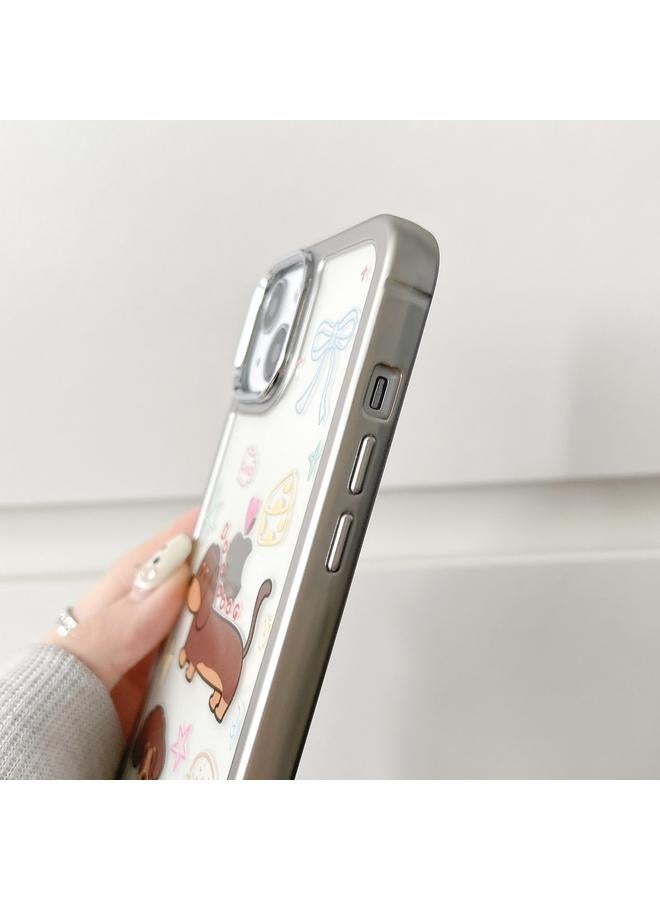 اس-توب جراب لهاتف iPhone 14 Pro Max شفاف بنمط جرافيتي من مادة TPU + جراب هاتف من الكمبيوتر الشخصي - Image 3