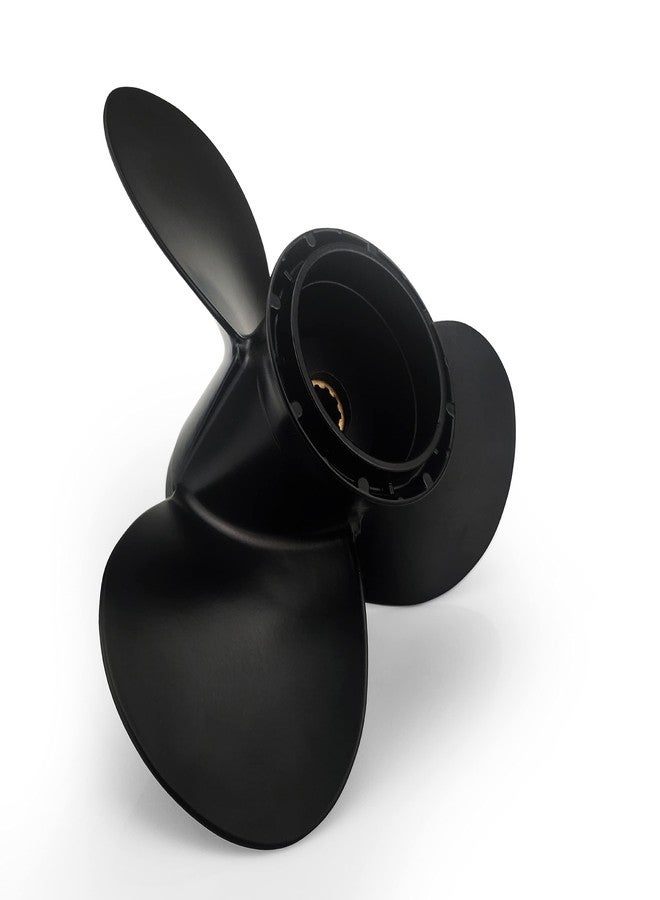 CAPTAIN Aluminum Outboard Propeller Fit Suzuki Engines 25-30HP 10 Tooth Spline RH (10 1/4x12) - Image 3