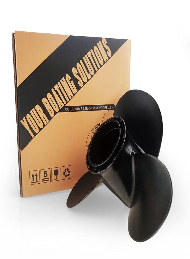 CAPTAIN Aluminum Outboard Propeller Fit Suzuki Engines 25-30HP 10 Tooth Spline RH (10 1/4x12) - Image 1