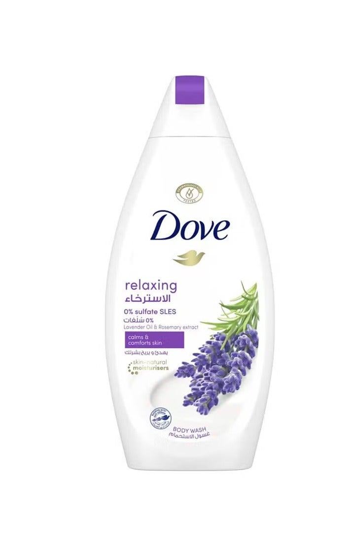 دوف غسول للجسم مُريح بزيت اللافندر وخلاصة إكليل الجبل ٥٠٠ مل - Image 3