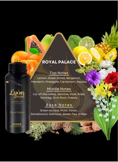 LYON SCENT Lyon Scent Aroma Oil, 100% Pure Oil, Perfume for Air Freshener, Diffuser Aroma, Fragrance Oil, Air Freshener Oil refill, Essential Scented Oil, Luxurious Scent (ROYAL PALACE)  - Image 2