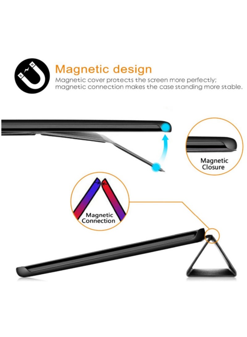 Slim Magnetic Case for Lenovo Tab M10 HD 2nd Gen TB-X306X Lightweight 10.1 Inch Shell with Auto Sleep/Wake, Multiple Viewing Modes, Precise Cutouts, and Trifold Stand Cover - Image 5