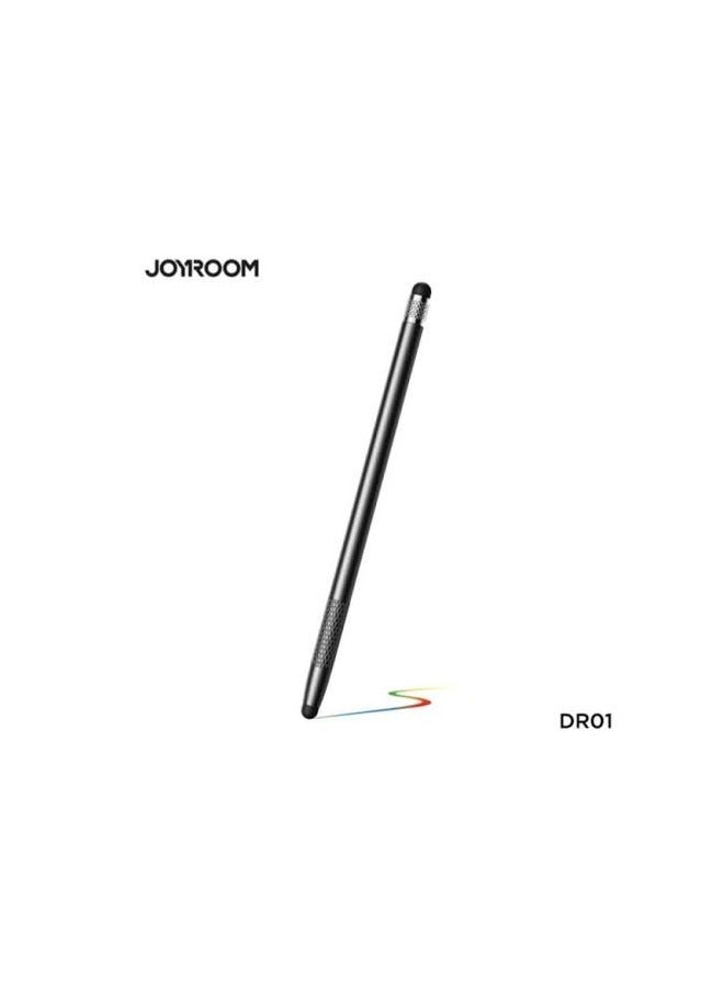 JOYROOM JR-DR01 Passive Stylus Pen for Touch Screens, Dual-head Black - Image 1