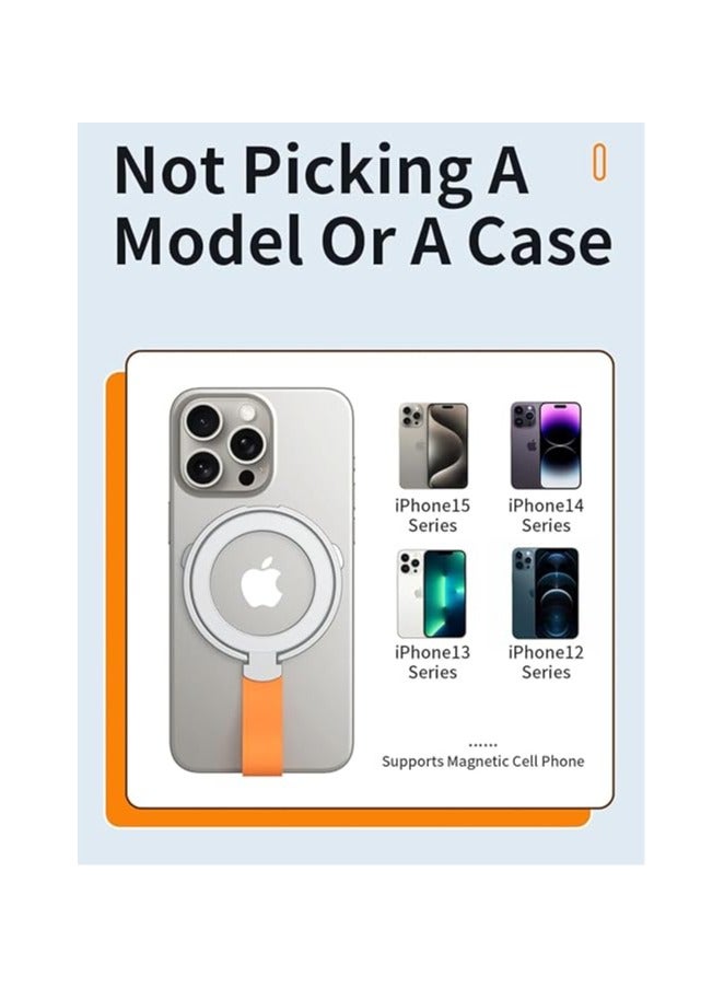 General 2023 Upgrade Magnetic Phone Grip Holder Kickstand, Compatible with Mag-Safe Ring Removable, for iPhone 15,14, 13, 12 11 Pro/Max/Plus/Mini,Galaxy S22,23,S24 Ultra/Plus  - Image 4