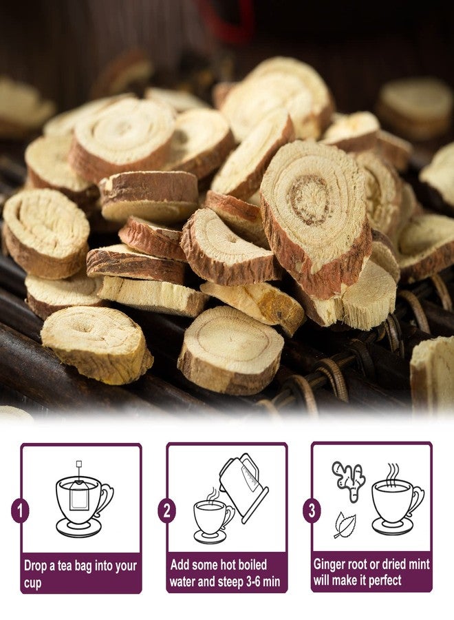 TEARELAE - Licorice Root Tea - 2g x 50 Count - 100% Pure Natural Licorice Root Herbal Tea Bag - Delightfully Sweet Flavor - Promote Respiratory Health - Caffeine-free - Non-GMO - Image 5