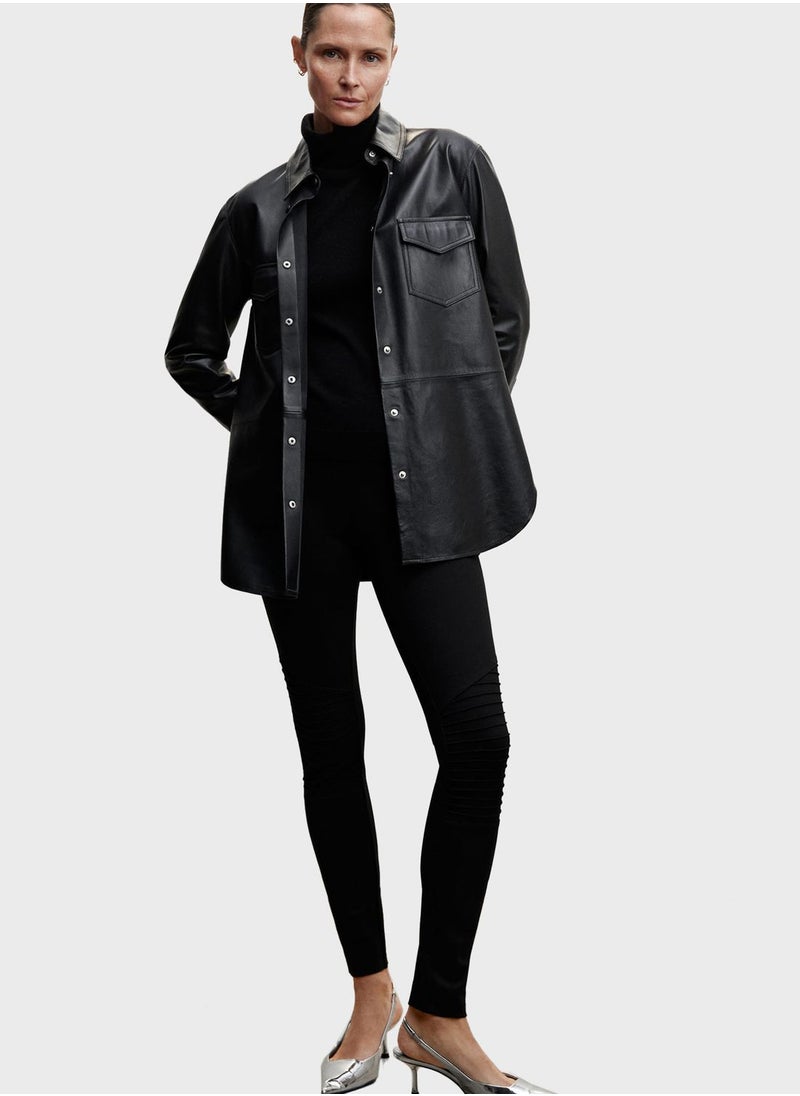 MANGO - High Waist Leggings - Image 1