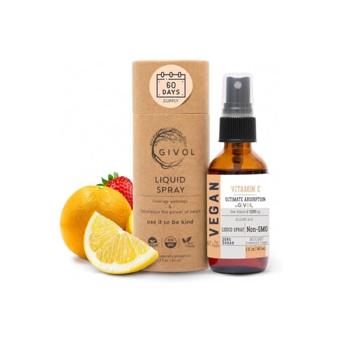 Vitamin C Spray Mist - Made in USA - 2 FL oz/60 ml