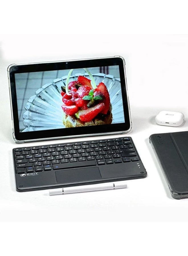 CCIT Tab 17 Pro – 10.1" IPS LCD Tablet  Dual SIM  Touch Pen  Bluetooth Headset  Keyboard Case Included - Image 1