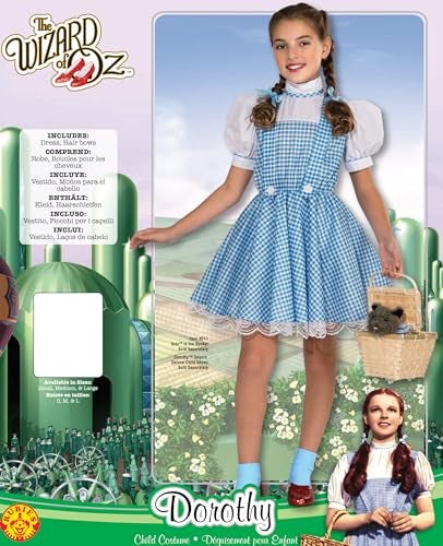 Rubies The Wizard of Oz: Dorothy Costume for Kids, Girl's Medium - Image 2