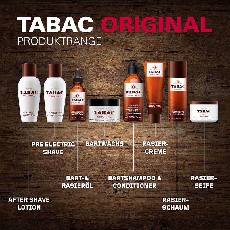 Tabac Original Mens PreElectric Shave Lotion 150ml Enhances Electric Shaving with Classic Scent - Image 5