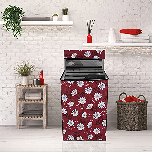 Star Weaves Washing Machine Cover for Fully Automatic Top Load Samsung WA65M4100HV | TL 6.5Kg Model - Waterproof & Dustproof Cover - FABKUM08 - Image 5