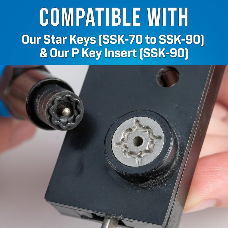 Jonard Tools SSK-876 Star Key Can Wrench Kit, LC, LG, LB, & LS Patterns - Image 2