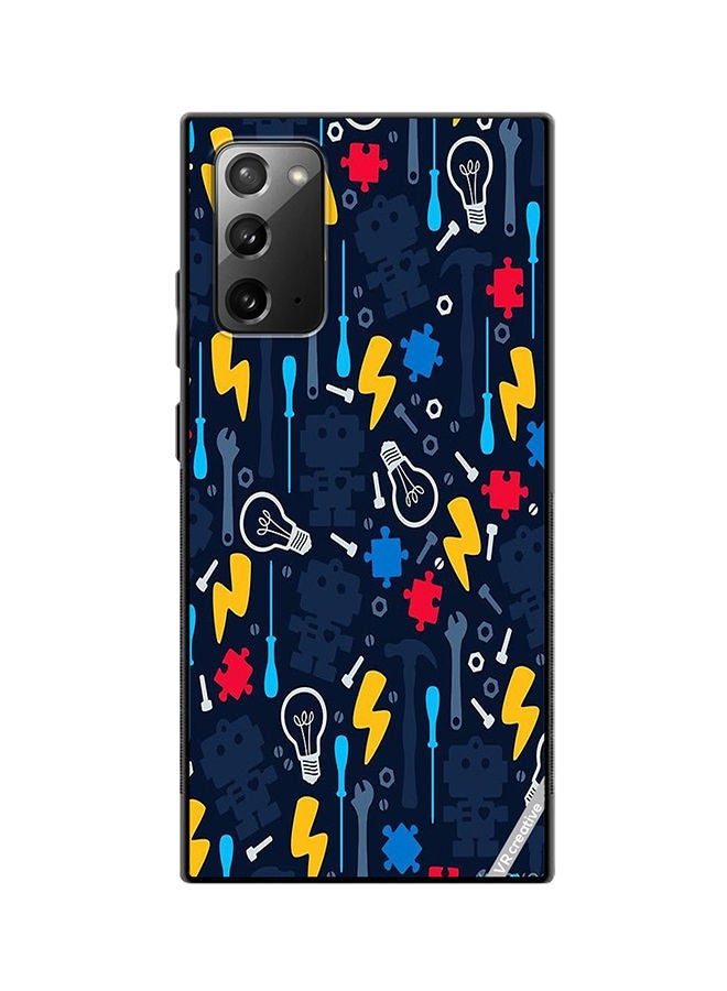VR CREATIVE Protective Case Cover For Samsung Galaxy Note20 5G Multicolur Design Multicolour - Image 1