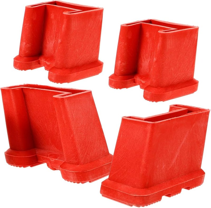 4Pcs Heavy Duty Non Slip Ladder Feet Covers For Stability And Floor Protection - Image 1