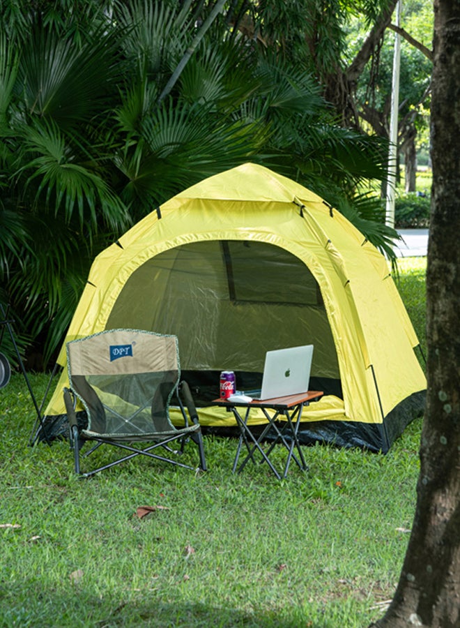 DPT خيمة تخييم، صفراء، حجم 200*190*130 سم - Image 2
