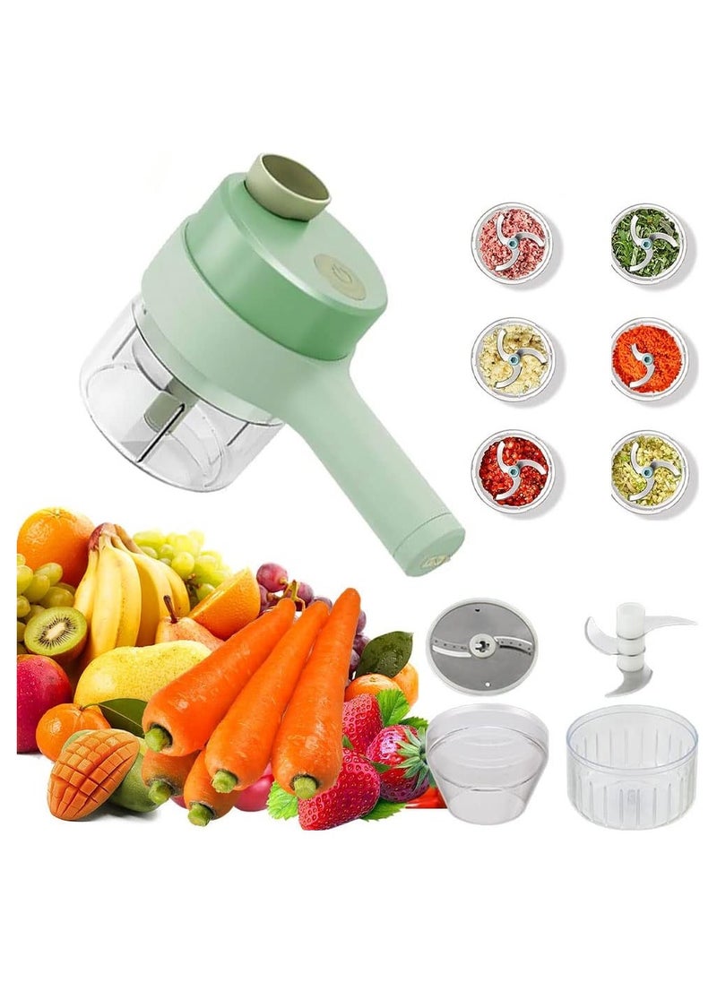 Denx Portable, Multi-Functional, Cordless, Rechargeable Electric Vegetable Slicer - Image 1