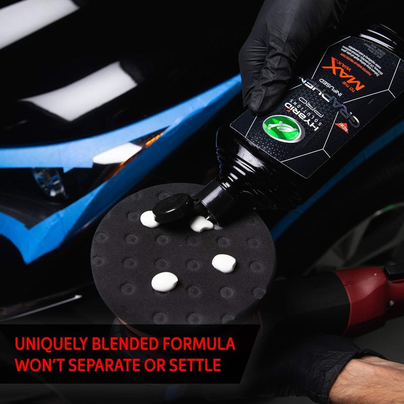 TurtleWax 53479 Hybrid Solutions Pro to The Max Wax Graphene Liquid Wax, Patent-Pending Advanced Paint Protection, Extreme Gloss High Shine Finish, for Cars Trucks and More, 14 oz. (Pack of 1) - Image 5