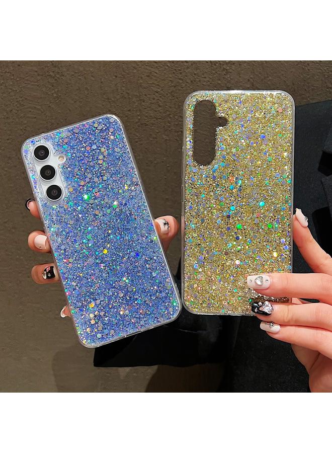 اس-توب جراب لهاتف Samsung Galaxy S24+ 5G جراب هاتف TPU من مادة إيبوكسي لامعة ومزينة بالترتر - Image 5