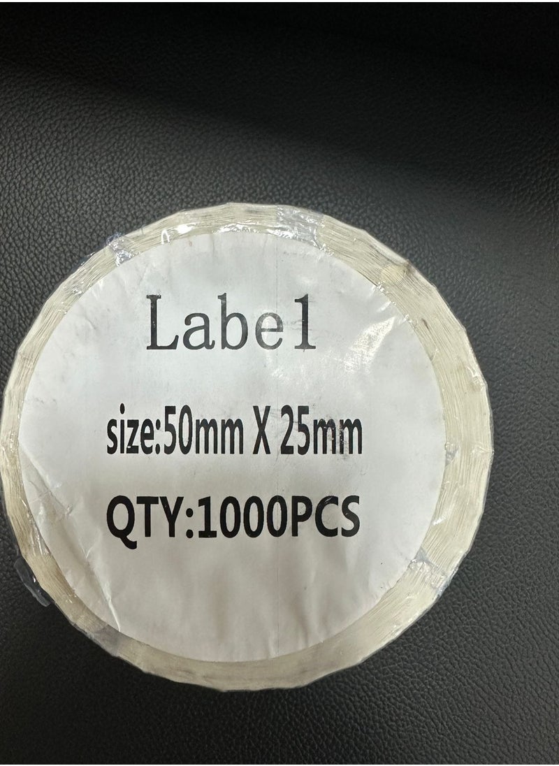 Generic - 50MM X 25MM 3M SILVER, LABEL FOR ASSET, TRACKING 1000 LBLS/ROLL - Image 1