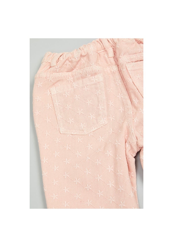 R&B Embroidered Jeans with Button Closure - Image 4