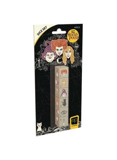 USAopoly Hocus Pocus Dice Set ; Collectible D6 Dice Featuring Characters & References Sanderson Sisters (Winifred Sarah And Mary) Thackery Binx Candle And Book Eye ; Officially Licensed 6Sided Dice  - Image 2