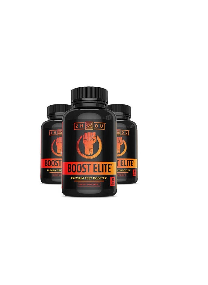 Zhou Nutrition Zhou Boost Elite, Formulated to Increase Stamina & Energy Support, 30 Servings, 90 Veggie Caps 