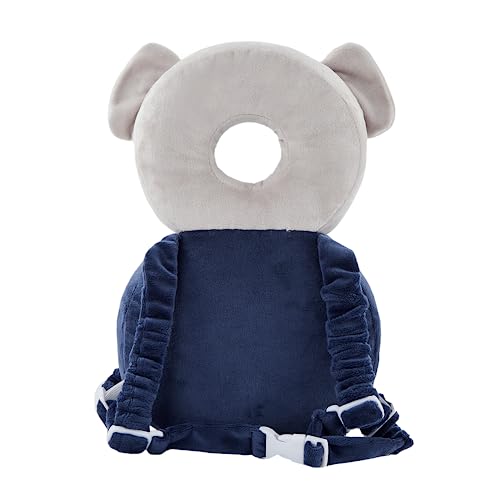KingCheer Baby Back Potection Toddler Safety Protector Cushion Pad Toddler Backpack for Crawling Walking Adjustable Toddlers Back Safety Pad for Boys and Girls(Elephant) - Image 3