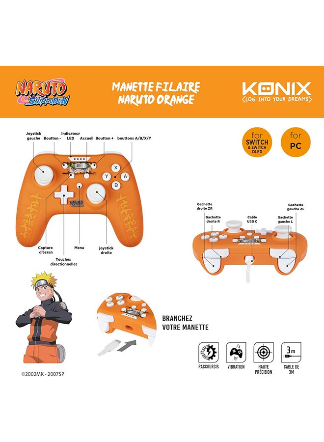Konix Naruto Orange Switch Controller - Image 4