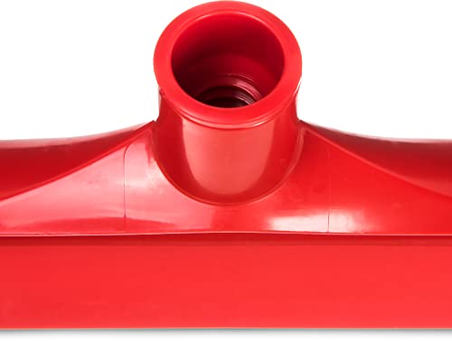 SPARTA 3656705 Plastic Floor Squeegee, Shower Squeegee, Heavy Duty Squeegee With Rubber Blade For Windows, Glass, Shower Doors, Floors, Windshields, 20 Inches, Red, (Pack of 6) - Image 3