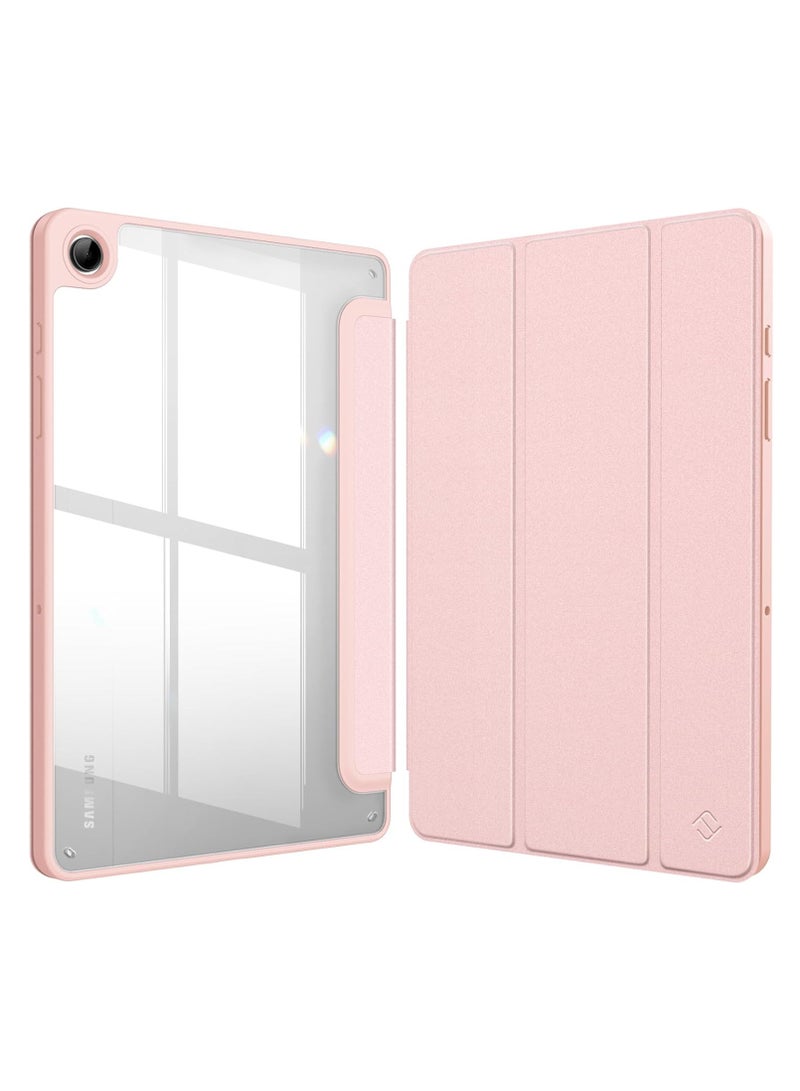 Case for Samsung Galaxy Tab A9 Plus 11 Inch 2023 - Shockproof Protective Case with Transparent Hard Shell on the Back for Tablet A9+ SM-X210/X216/X218, Rose Gold - Image 1