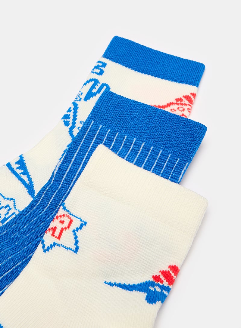 Adidas Adiraptor 3 Pairs Per Pack Socks Kids - Image 2