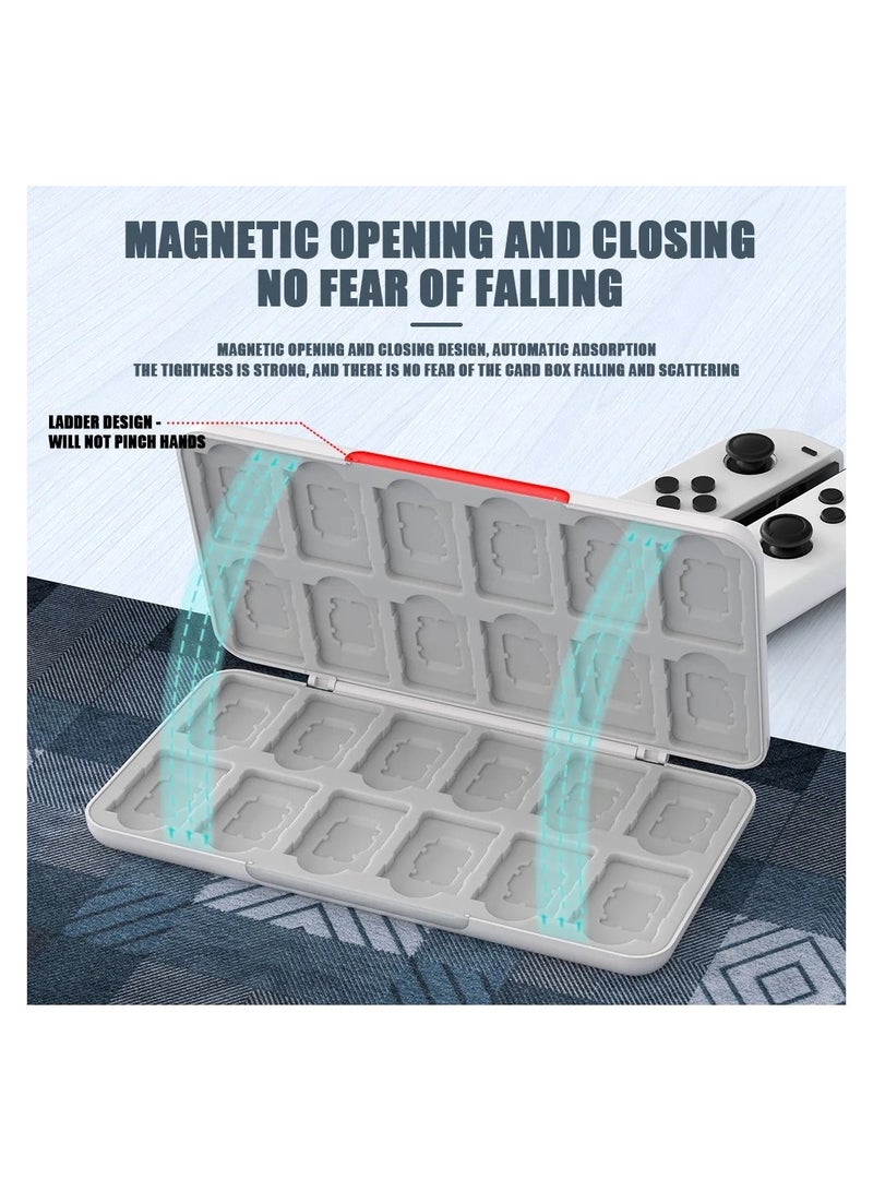 3D Pattern Game Card Case For Switch Lite 24 Cartridge Slot Protective OLED Switch Case Storage Box Shockproof Dustproof - Image 3