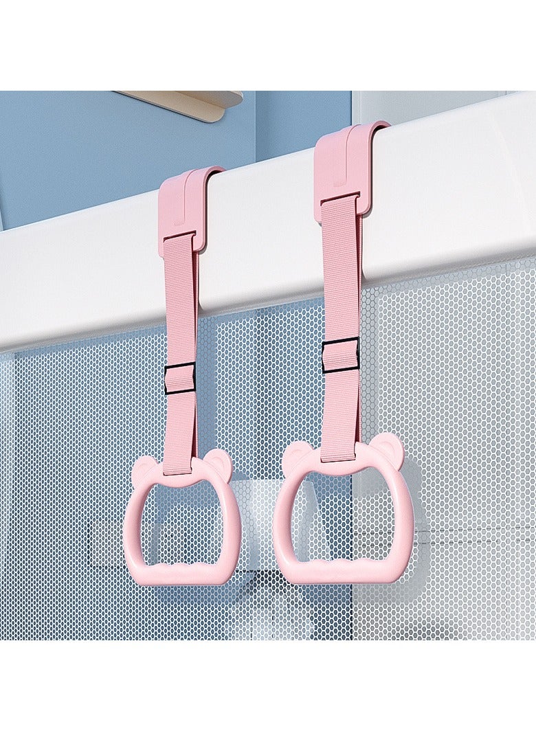 general Baby playpen protective fence special hand pull ring to assist in exercising toddler crib block baby learning to support standing ring - Image 1