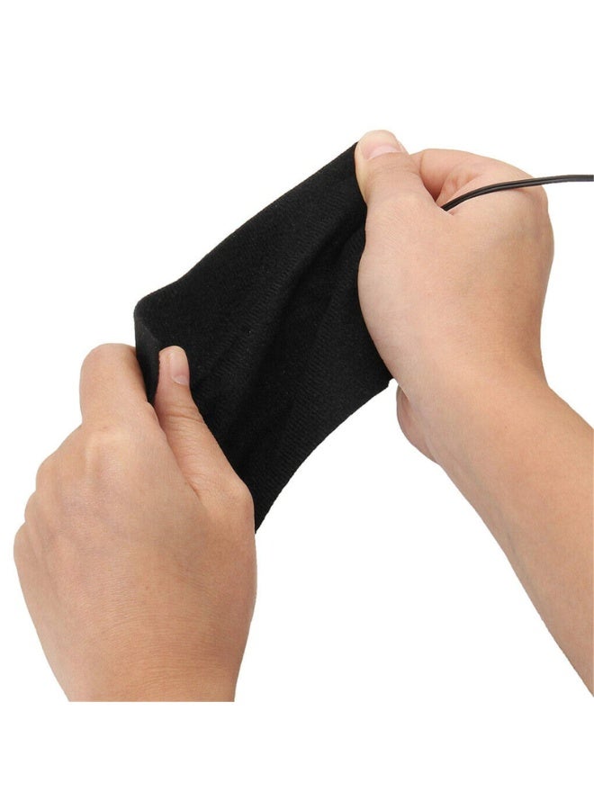 Bukela Portable Cloth Heaters, Clothes Heating Pad with 12PCS Heating, USB Heated Pad Adjustable Temperature Warmer for Outdoor Winter Clothes Seat Pet Dogs and Cats Warmer (Black) - Image 3