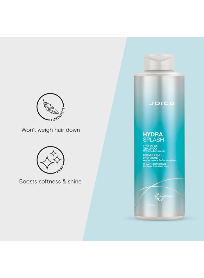 Joico Hydra Splash Hydrating Shampoo For Fine-Medium, Dry Hair 300ml - Image 2