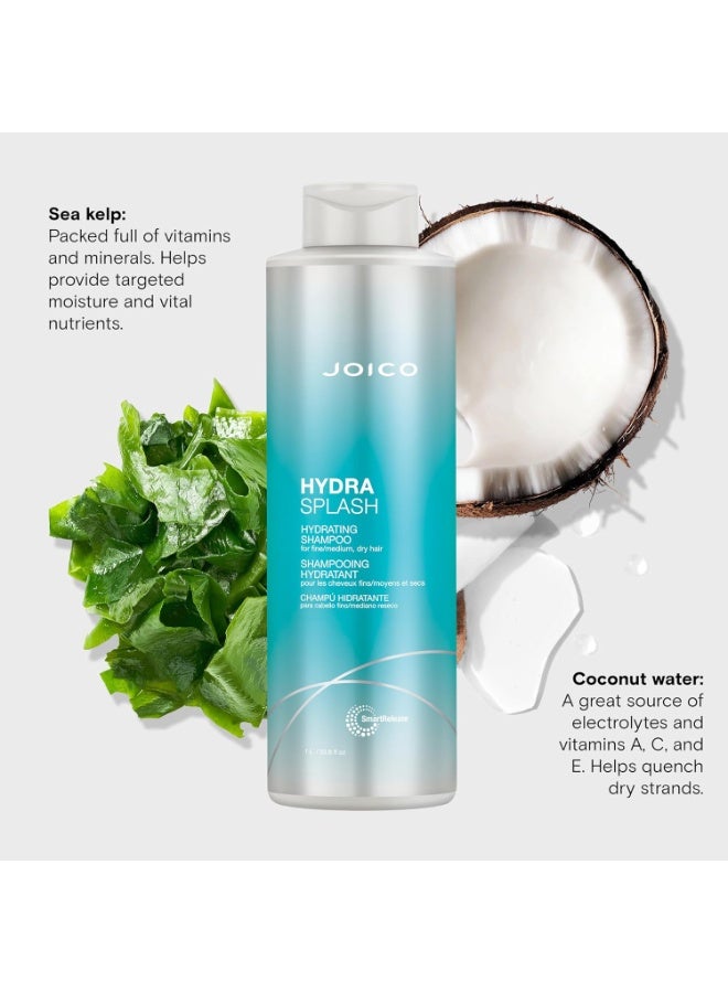Joico Hydra Splash Hydrating Shampoo For Fine-Medium, Dry Hair 300ml - Image 4