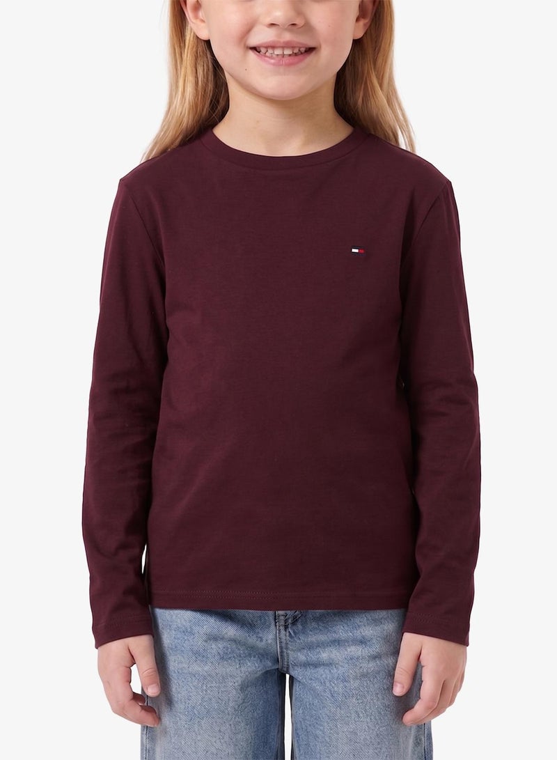 TOMMY HILFIGER Kids 2 Pack Slogan Crew Neck T-Shirt - Image 4