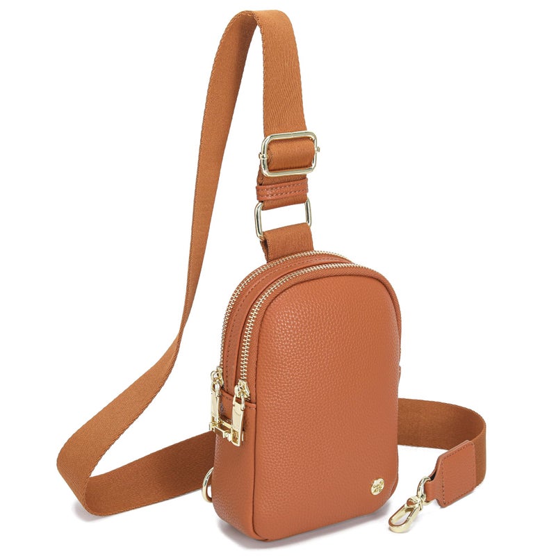 INICAT Small Sling Bag for Women Everyday & Travel Crossbody Bags Lightweight Cross Body Purses Vegan Leather(anti theft) - Image 1
