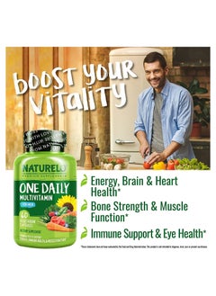 One Daily Multivitamin For Men Dietary Supplement Formulated Support Energy, Immune Health And Muscle Function - 60 Vegetarian Capsules - pzsku/Z8D68B432B80F04284302Z/45/_/1670790152/762f1510-daa0-4351-8711-c888c53e542e