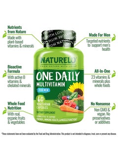 One Daily Multivitamin For Men Dietary Supplement Formulated Support Energy, Immune Health And Muscle Function - 60 Vegetarian Capsules - pzsku/Z8D68B432B80F04284302Z/45/_/1670790152/e5e8d9cb-a442-4cd9-9a39-284348ab3ff8