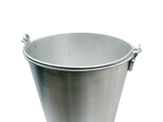 VOMI Aluminium Bucket Multipurpose Balti with Handle Specially Made for Home and Restaurant BALTI for Kitchen Domestic 17 Litter - Image 2